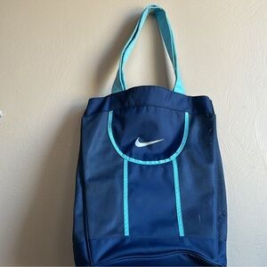 Nike Utility Sportswear Blue Women’s Mesh Gym Tote Bag. Beach-Gym -Carry On Bag.